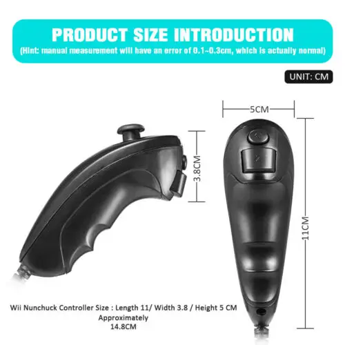 2 в 1 движения плюс пульт дистанционного управления + Nunchuck Лер для Nintendo Wii
