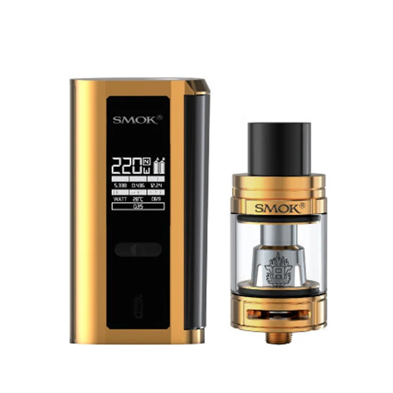 100% Оригинальные smok GX2/4 комплекта с TFV8 большой ребенок бак 5 мл электронные