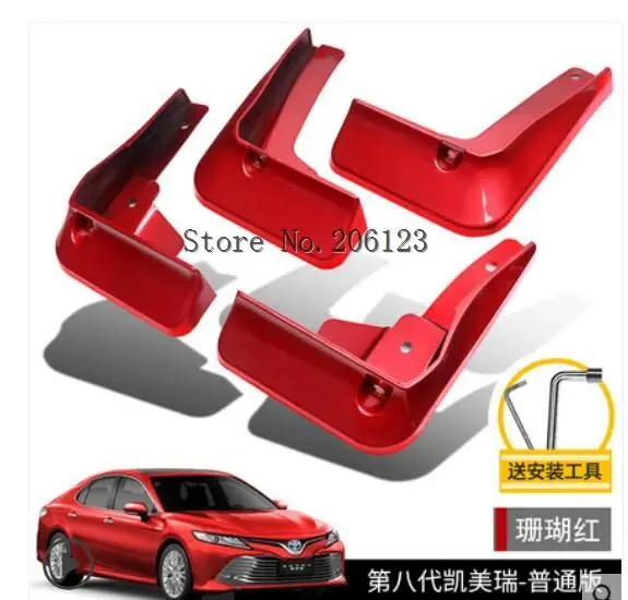 Передние+ задние брызговики, брызговики для Toyota Camry 8 8th XV70, аксессуары - Название цвета: B