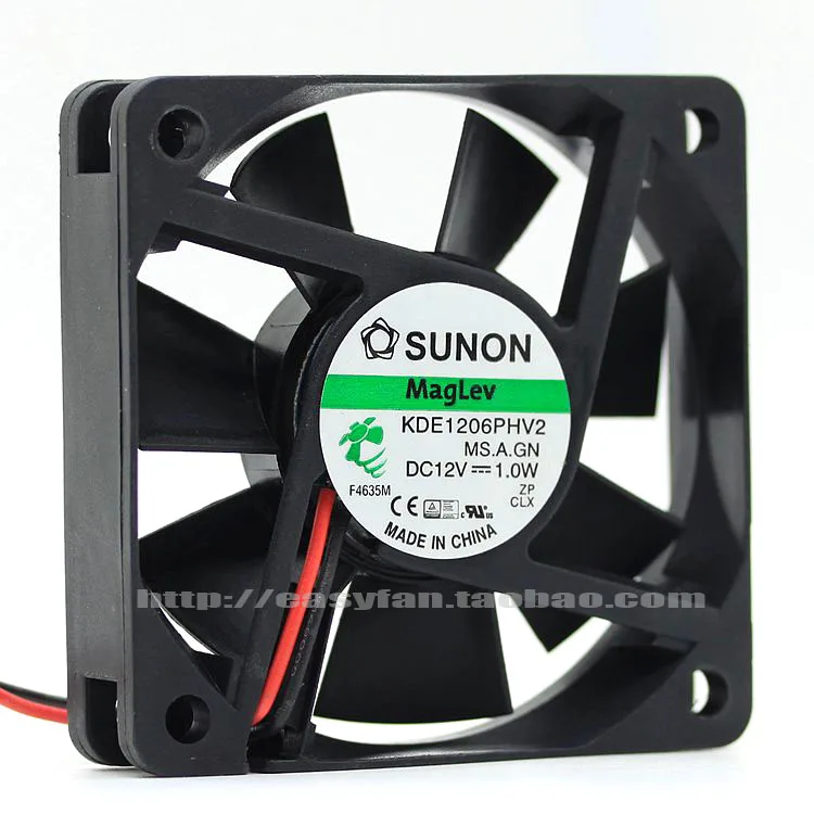 Новый вентилятор охлаждения SUNON KDE1206PHV2 6015 12 в 1,0 Вт 6 см