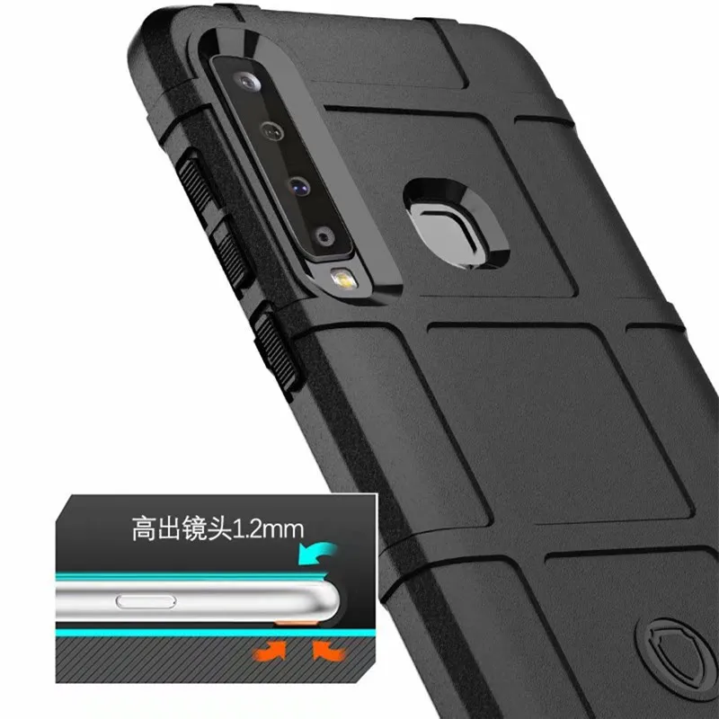 Прочный Чехол мягкий резиновый защитный чехол для телефона Samsung Galaxy A7 2018