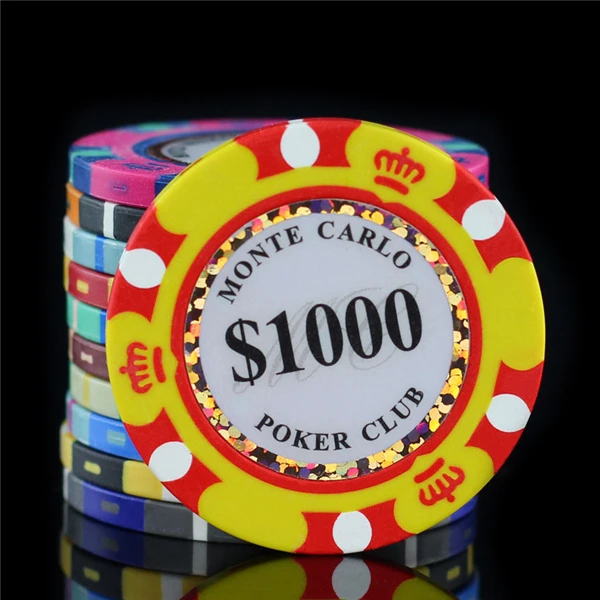 New quality Chip Box 14g Clay Chips Set Metal Texas Holdɾm Poker Casino Coins Club Accessories |