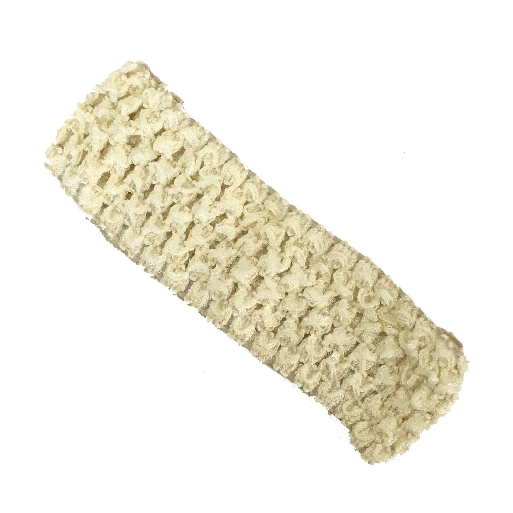 Ivory 1 meter 2,7" вязанные крючком ленты-пачки, эластичная повязка на голову с эластичным поясом, повязка на голову, повязки для юбки-пачки, 1 метр в партии - Цвет: Ivory 1 meter