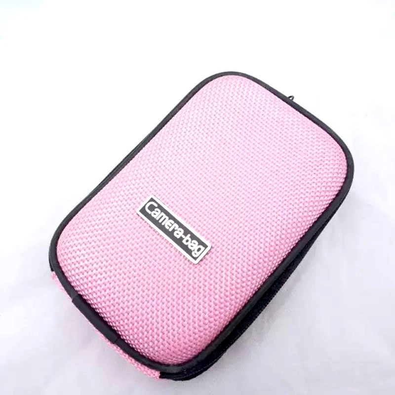 Мягкий розовый клатч для микро-камеры с жестким чехлом EVA sony Canon samsung Nikon Casio Olympus |