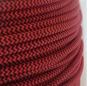 

Free shipping 100meters/roll 2 coreX0.75mmTextile fabric wire mixed color fabric twisted wire electrical vintage cable cord
