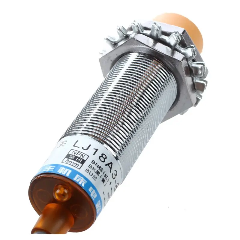 DC 6 36V 300mA NPN NC 8 мм трубчатый Индуктивный датчик приближения Переключатель LJ18A3
