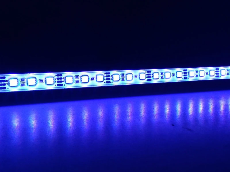 100 см Светодиодная жесткая лента, водонепроницаемая, IP68 SMD 5050 5730, двухрядная, DC 12 В, 36 светодиодов, RGB, теплая, белая, уличное освещение, 5 шт./лот