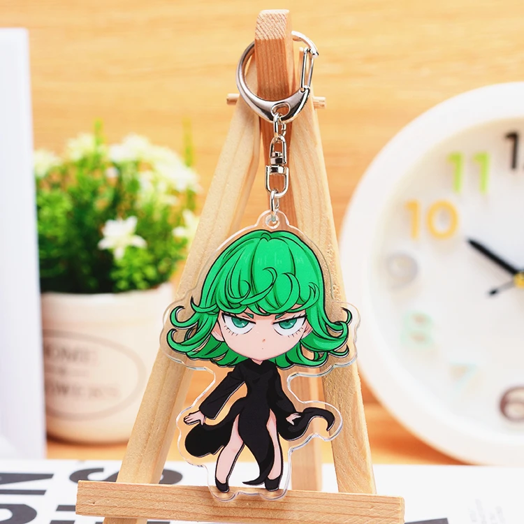 Аниме ONE PUNCH-MAN Saitama Genos Senritsu no Tatsumaki ATOMIC ZAMURA акриловая подвеска брелок кулон сумка
