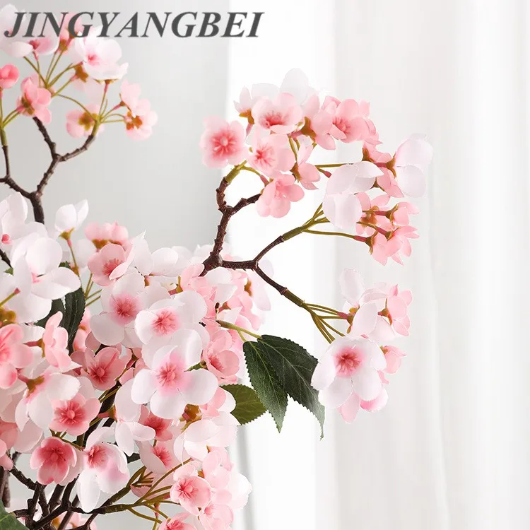 

100 см, искусственное яблоко Цветочные растения, искусственные цветы, декоративные шелковые цветы «сделай сам», украшения для свадьбы, дома, ...