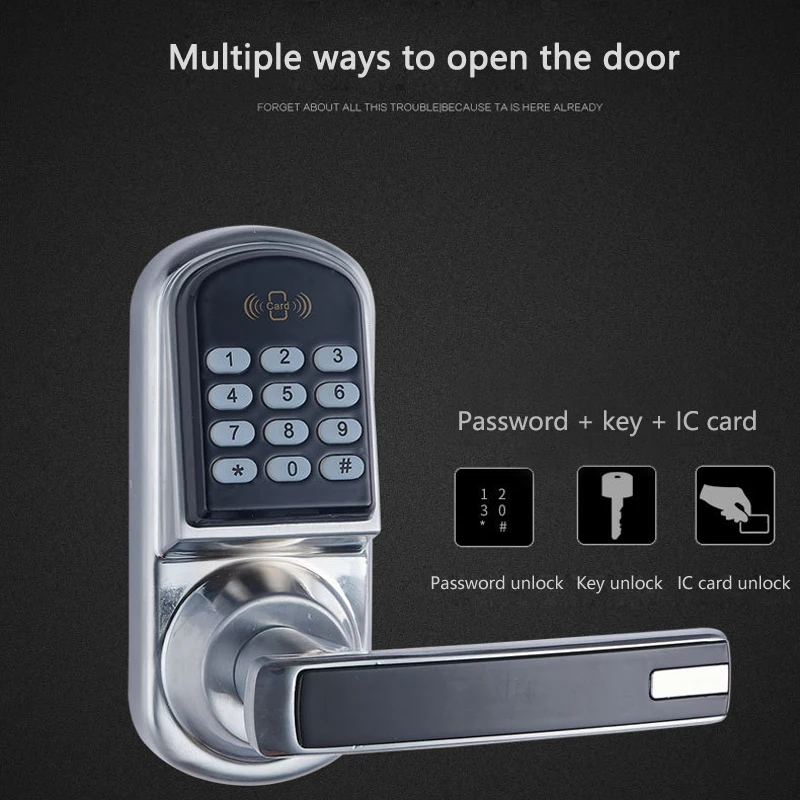 Nductive password door lock can directly replace the ball smart fingerprint | Безопасность и защита