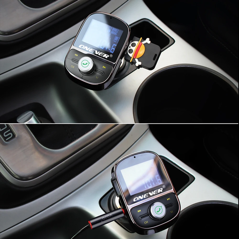 Fm-передатчик беспроводной Bluetooth Hands-free автомобильный комплект fm-модулятор Аудио Автомобильный MP3-плеер 3.1A USB зарядное устройство Поддержка TF карты U