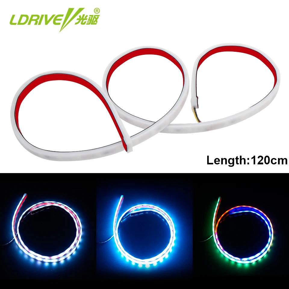 LDRIVE для хвостовой части автомобиля светильник RGB Светодиодные ленты ing задний