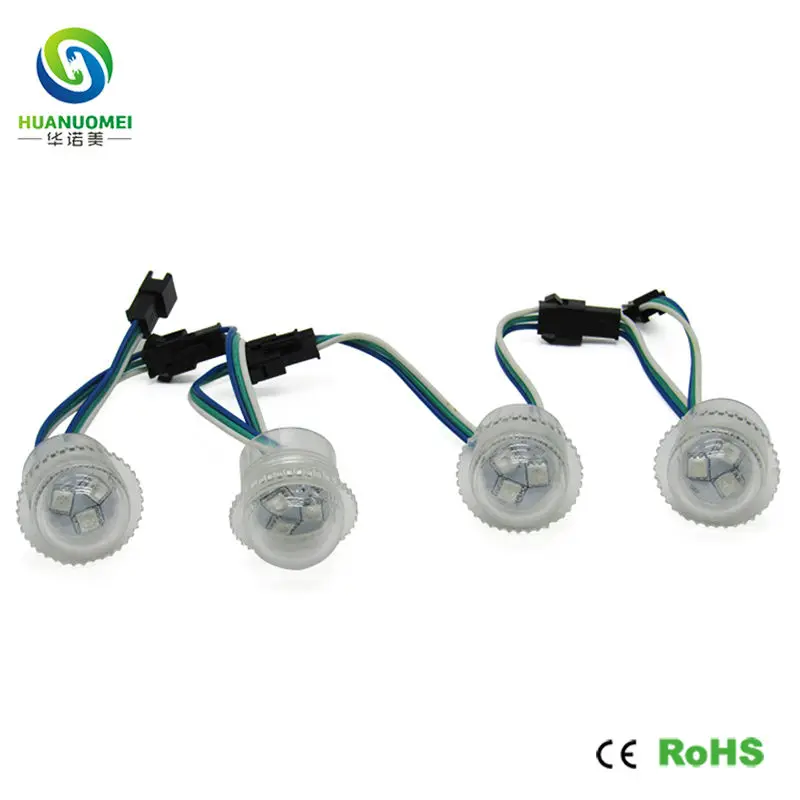 Пиксельный светодиодный модуль s 5050 smd SM16703 26 мм 3 светодиода 12 В|pixel led module|addressable
