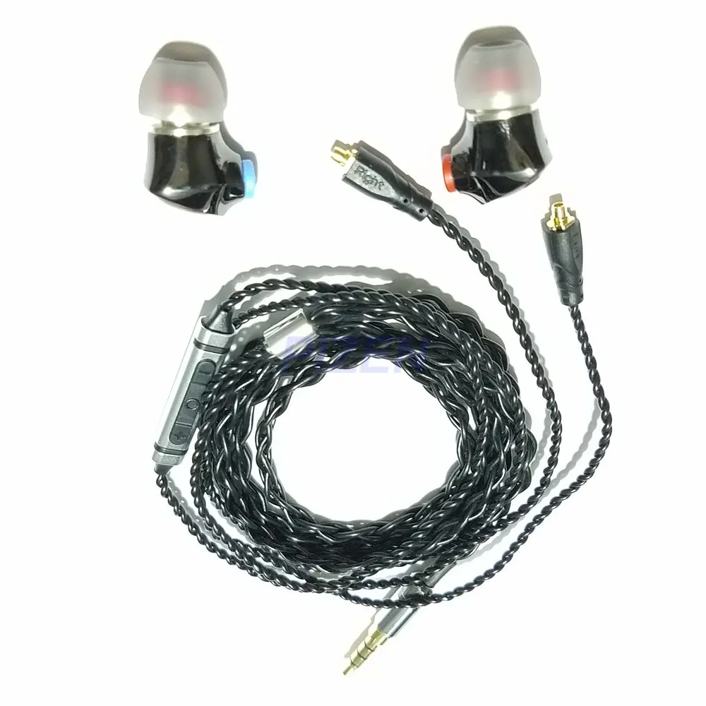 SENFER 4 в 1, Наушники Hi-Fi, гибридные технологии, сделай сам, DJ наушники, Hi-Fi гарнитура с MMCX кабельным интерфейсом UE900 SE846