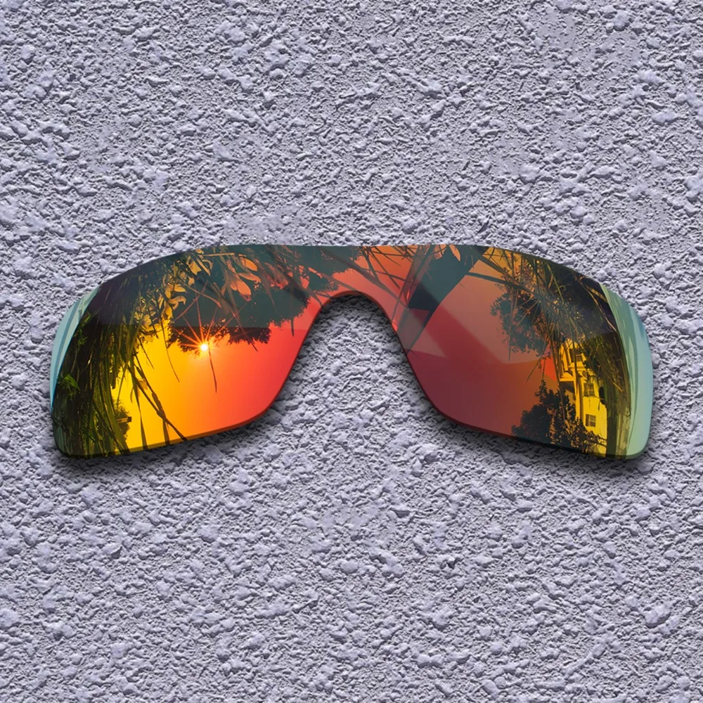 Красные поляризованные Сменные линзы для солнцезащитных очков Oakley Batwolf |