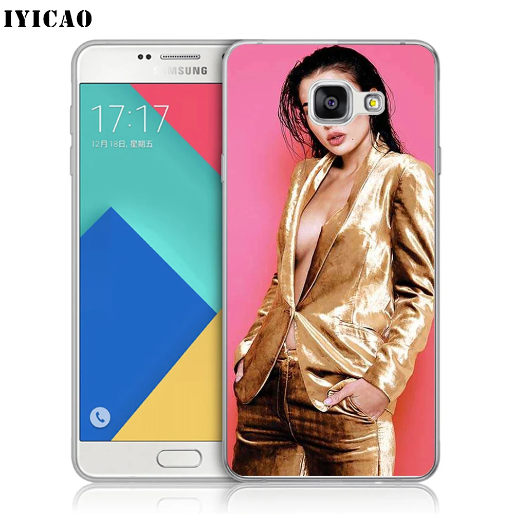 IYICAO Amy Jackson Мягкий силиконовый чехол для телефона Samsung A10 A30 A40 A50 A70 M10 M20 M30 TPU |