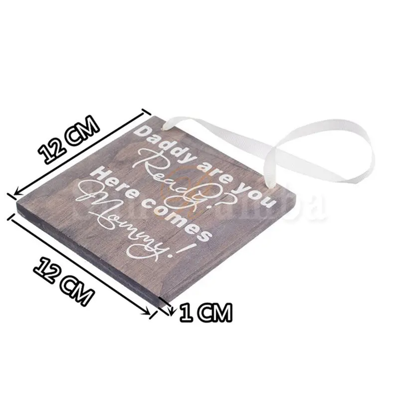 1 шт. деревенский Свадебный декор деревянные знаки папа приходит сюда мама
