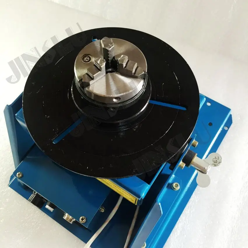 220V BY-10 10 кг сварочный поворотный ротатор для трубы или круга заготовки Сварочный позиционер с K01-63 мини-патроном