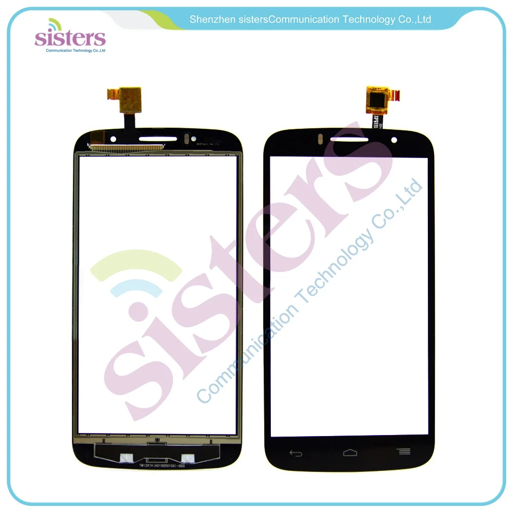 10 шт. оптовая продажа высококачественный сенсорный экран дигитайзер для Alcatel One