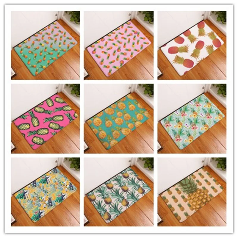 2017 Новые Креативные моющиеся коврики с рисунком ананаса геометрические Коврики