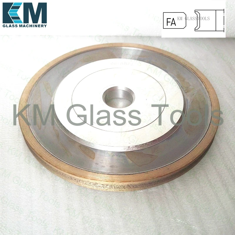 Км D150x22xFA3/4/5/6/8/10/15 мм периферийных Алмазный Стеклорез колеса стекло с плоским краем с острый шлифовальные круги для Форма Стекло для прямолинейной скругленной кромки, 1DD6V
