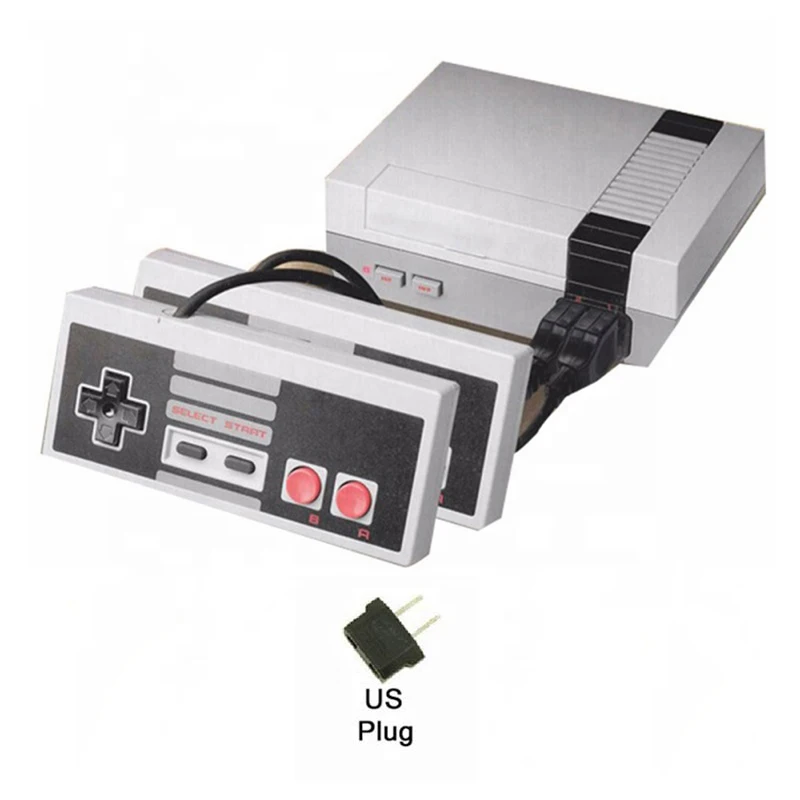 US Классическая Мини игровая консоль NES tv 8 бит Ретро видео игровая консоль встроенные 620 игр AV Ручной игровой плеер семейный отдых - Цвет: US
