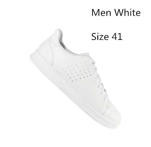 Men White 41 Xiaomi оригинальная кожаная обувь для скейтборда FreeTie Удобная Нескользящая модная обувь для отдыха Xiaomi Mijia Smart Chip Прямая поставка - Цвет: Men White 41
