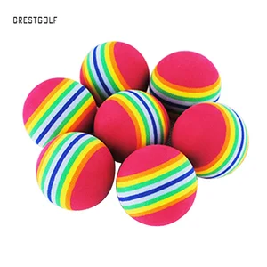 CRESTGOLF 10 шт.упак. Радужный мяч для гольфа, разноцветные мячи для игры в гольф