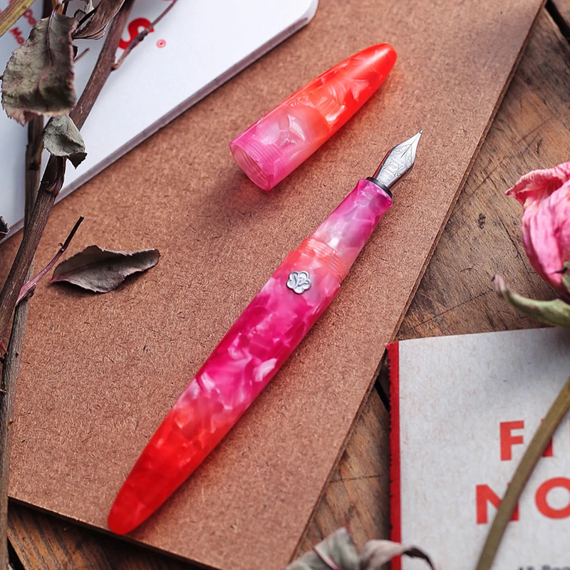

LIY (Live In You) FUTURE Series Awesome Resin Fountain Pen Purple Provence Gradient EF/F Nib Writing Ink Pen for Gift Collection