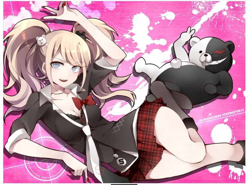 Danganronpa cosplay Dangan Ronpa Junko Enoshima embolicininushio Kimuchi символ знак триггер счастливый хаос Косплей Костюм