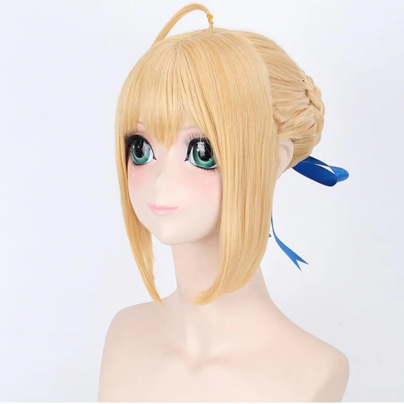 Аниме Fate Stay Night Saber Косплей костюмы повседневная униформа Высокая талия юбка