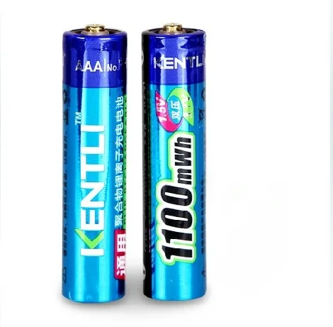 Перезаряжаемые литий полимерные аккумуляторы AAA 1 5 В МВт/ч 2 шт.|battery 12ah|batteries