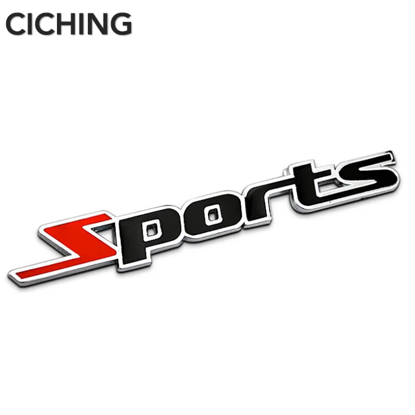 Car metal sports sticker decorative decal for kalina solaris 2017 suzuki sx4 nissan x-trail t31 jetta 6 ford focus peugeot 308 | Автомобили