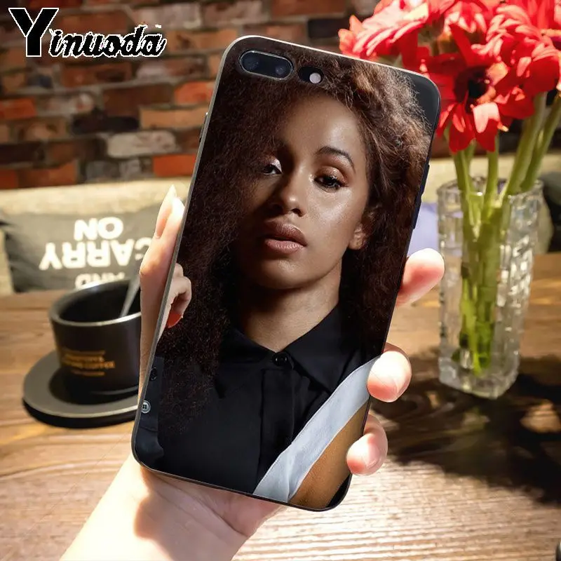 Yinuoda Cardi B геометрический Графический Модный Роскошный чехол для телефона Apple iPhone8 7 6 6S Plus X 5s 11pro SE 5C Чехол