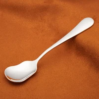 s999 sterling silver handmade coffee spoon dessert ice cream teaspoon picnic kitchen accessories