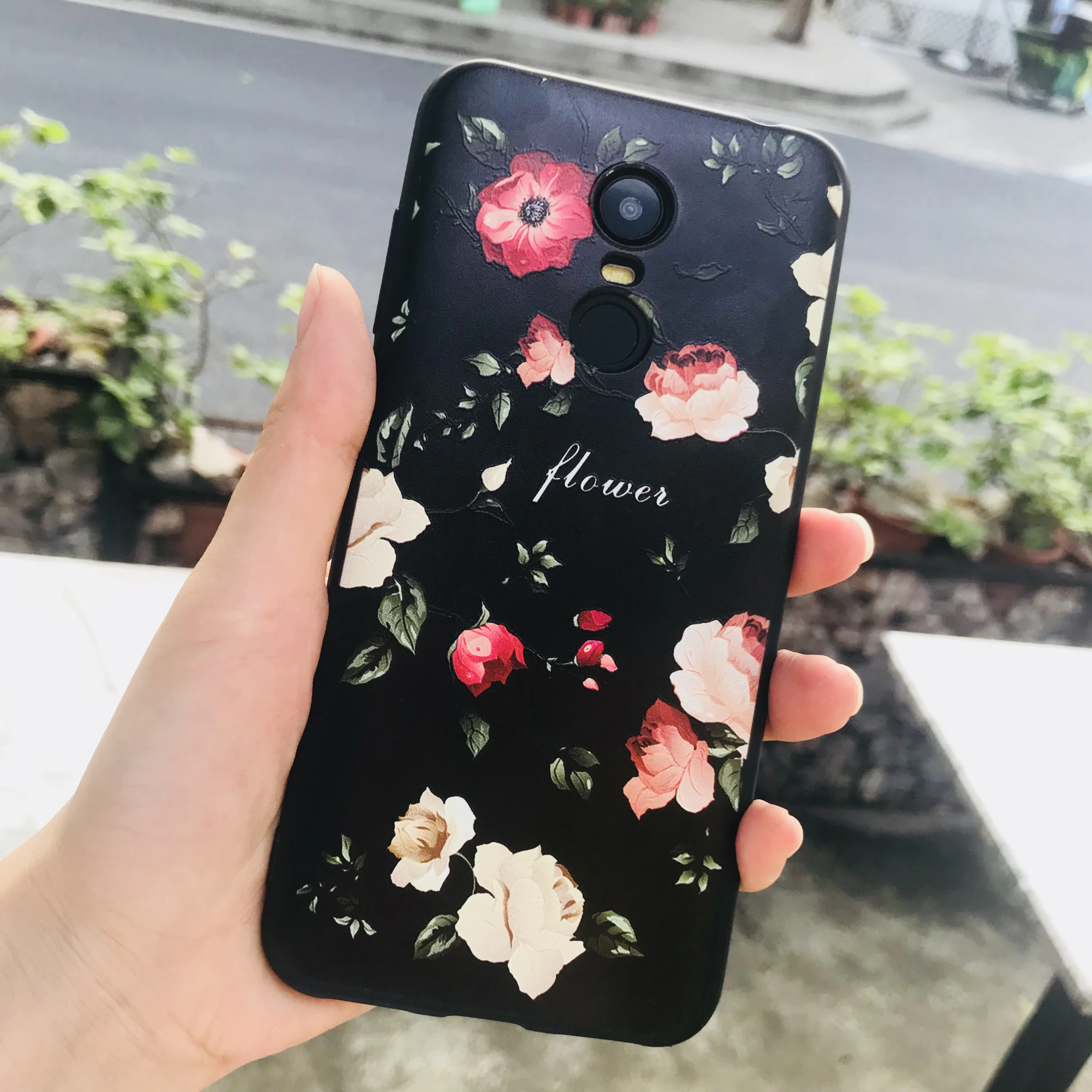3D цветок чехол для Xiaomi Redmi 6 6A 5 plus 5A 4A 4X S2 Note Pro 2 Гб 3 оперативной памяти Ультратонкий