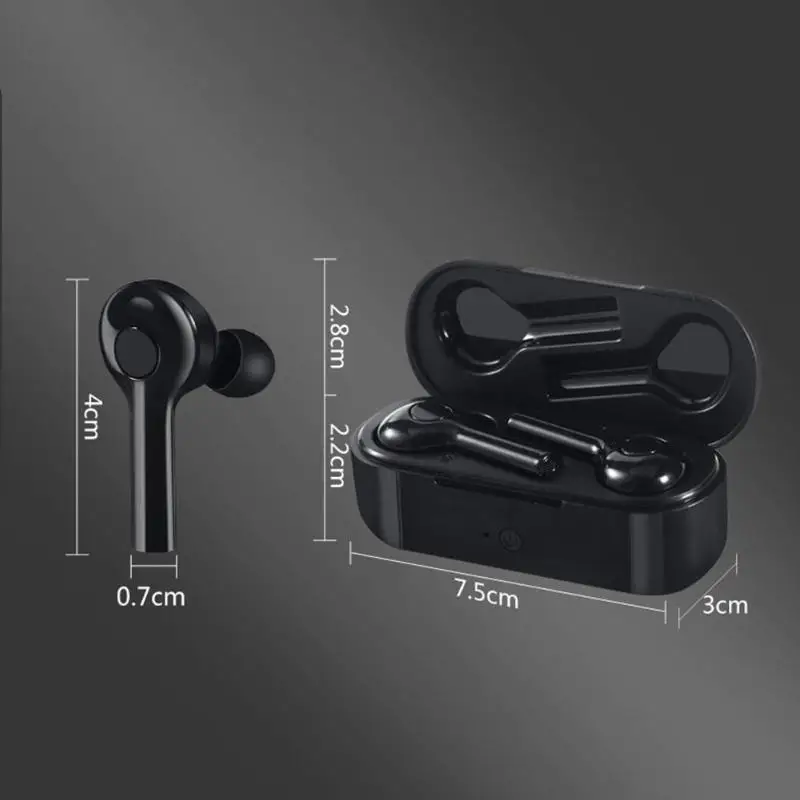 TW08 наушники-Bluetooth Беспроводные наушники с зарядным устройством-защита от пота стручки с Чехол-спортивные наушники с