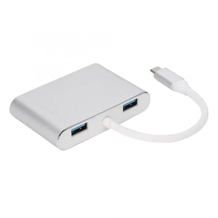 Многофункциональный адаптер с разъемом Type-C к HDMI + VGA USB Hub 5 в 1 USB3.0 конвертер
