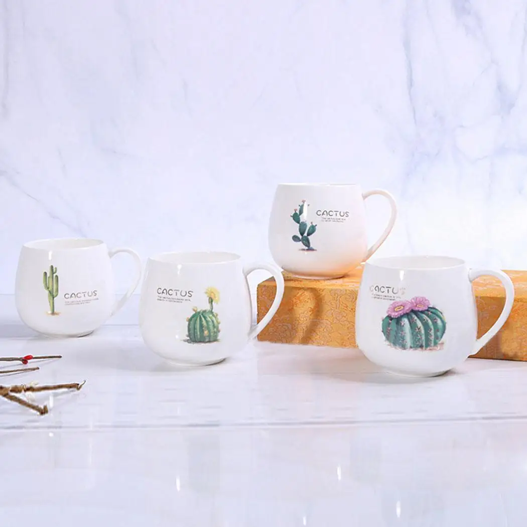 Креативная керамическая кружка чашка для кофе чая воды мультяшная Офисная