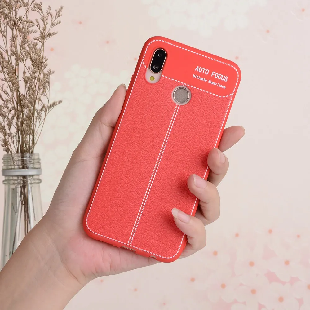 Чехол KISS с узором Личи кожаный чехол для телефона Honor 10 9 Lite 8X 7X 7C 6X V9 V10 huawei Play 9i 2018