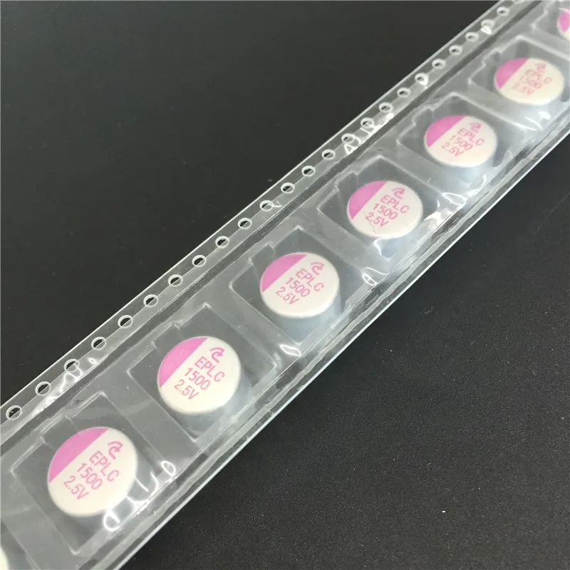10 шт. 1500 мкФ 2 5 в 10x10 мм EPLC 2.5V1500uF SMD Одноцветный конденсатор EPLC0E152MJ09 Япония хорошее