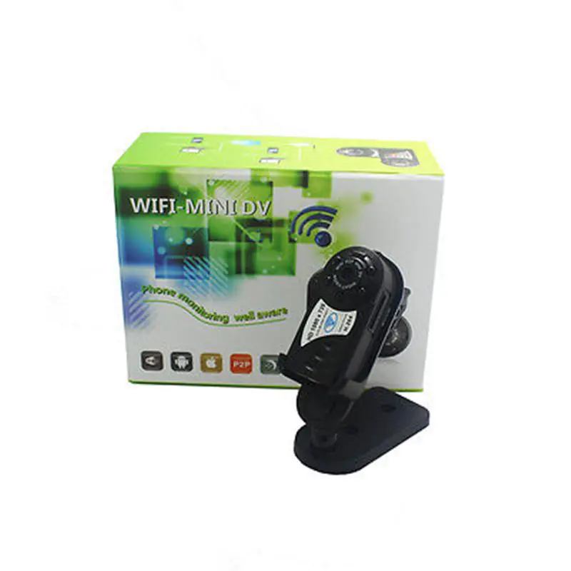 Новый Q8 мини Камера Wi Fi P2P Ночное видение Обнаружение движения видеокамера для