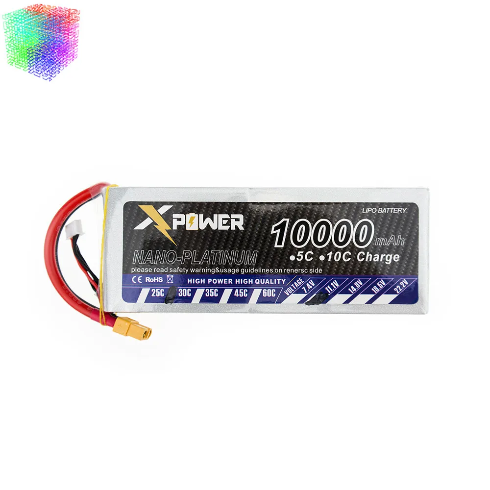 2 шт. 11 1 В 10000 мАч 3s lipo батарея 30C Xpower батареи XT60 / T /EC5 разъем для радиоуправляемого