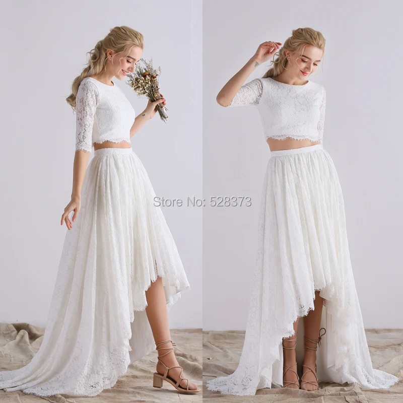 YNQNFS W33 реальные фотографии 1/2 рукава из двух частей короткое спереди длинное