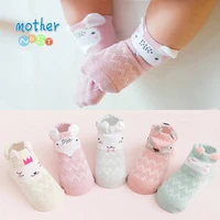 5 pairslot 2018 summer baby socks for girl breathable cotton mesh 0 3 y baby girl socks meias infant toddler baby accessories