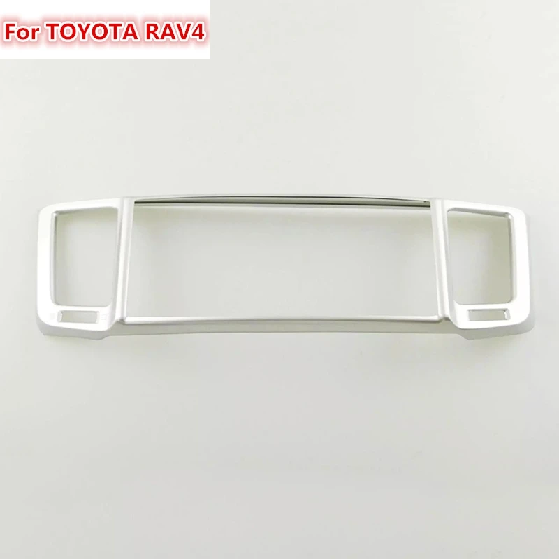 Для Toyota RAV4 RAV 4 ABS хром матовый кондиционер Средний центральный выход вентиляционное отверстие Литье отделка 1 шт