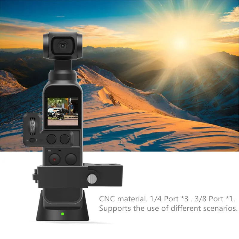 Карманный зажим адаптер osmo CNC алюминиевый кронштейн для DJI OSMO карманные