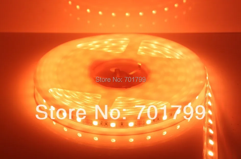 Гибкая светодиодная лента 5050 SMD 5 светодиодов 12 В 60 светодиодов/м 300 белый теплый