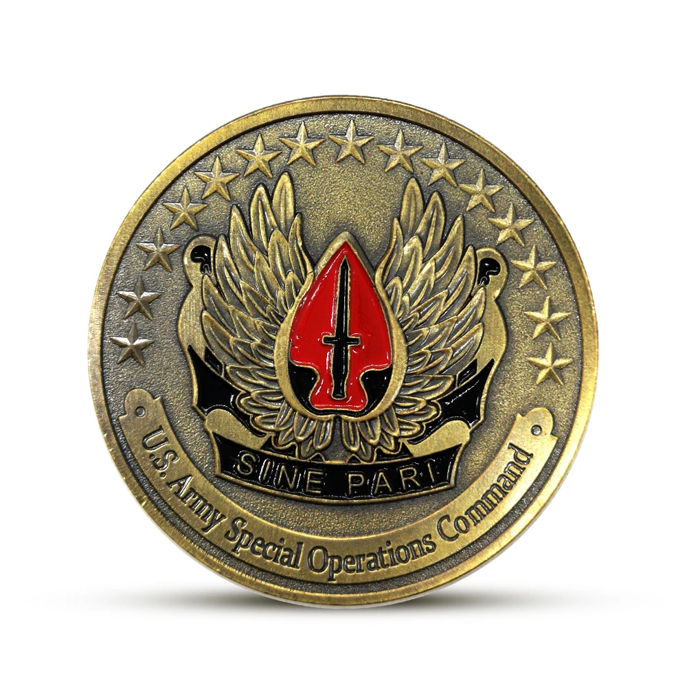 Военная авиация США Sine Pari специальные операции Cpmmand Challenge коллекция монет
