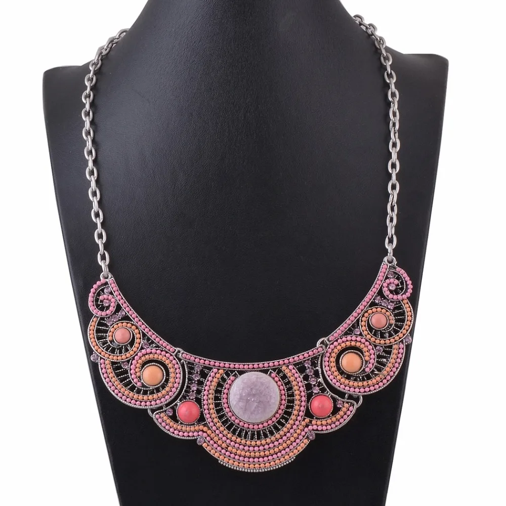 Мода женщин ювелирные изделия из бисера колье ожерелье себе винтажный стиль